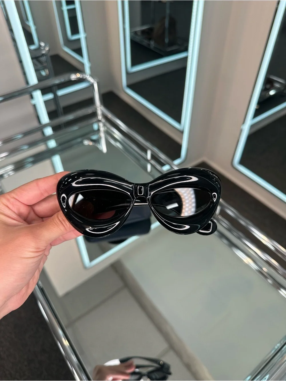 Loewe Inflated Cat-Eye Sunglasses